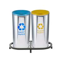 Offres Spéciales : Boîtes de Recyclage de Luxe en Fer de Haute Qualité à Couvercle Ouvert pour Usage Extérieur et Intérieur