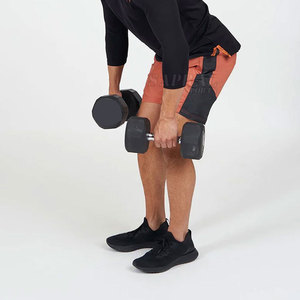 Shorts de sport pour hommes de haute qualité, nouveau style streetwear, couleur unie, article premium très vendu, technique de teinture unie, service OEM - Product Image 4