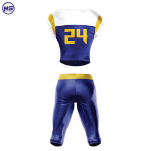 ชุดอเมริกันฟุตบอลน้ำหนักเบาพิมพ์โลโก้ตามสั่งชุดสีพลัสไซส์ระบายอากาศได้ดีดีไซน์ที่ดีที่สุด - Product Image 3
