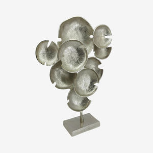 ของตกแต่งบ้านศิลปะร่วมสมัยโต๊ะอลูมิเนียมรูปปั้นโลหะแบบผูกปมสุดหรูรูปปั้นห่วงอินฟินิตี้ - Product Image 3