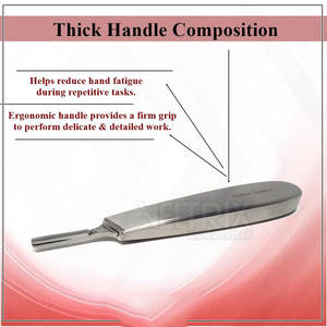 Mango de Bisturí de Diseño Moderno con Logotipo Personalizado, Mango de Bisturí Largo 8, Precio Económico, Venta en Línea - Product Image 2