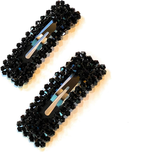 Accesorios de pinza para el pelo con cuentas de semillas de moda más vendidos Mujer, pasador de pelo para niñas Clip de pelo con cuentas personalizado completo - Product Image 1