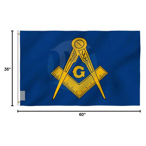 ธงมาโซนิคสำหรับงานหนักธงก่อสร้างแบบสั่งทำ - Product Image 2