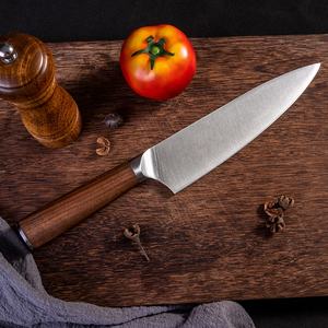 2025 nueva llegada personalizada gran oferta cuchillos de cocina de acero inoxidable afilado Cuchillo de 8 pulgadas cuchillo de Chef cuchillo con mango de madera para chef - Product Image 4