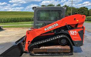 2018 USADO/NUEVO Kubota SVL 75-2 Minicargadora de orugas con cargador frontal, bomba Parker, SOLO AIRE ACONDICIONADO, 1830 HORAS, Maquinaria para movimiento de tierras - Product Image 5