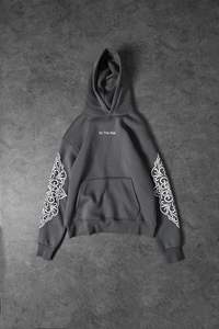 TRENDY Sudadera con capucha transpirable para invierno Cómoda Mezcla de poliéster/algodón Bordado y diseño de cuentas Impreso digital - Product Image 3