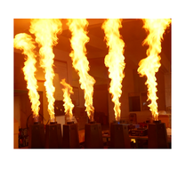 Machine à flammes de scène à feu réel 2-3M, tour hexagonale, télécommande DMX, effet d'impact puissant, entreprises de location d'événements professionnels
