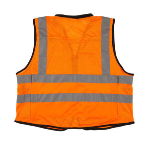 OEM Design High Visibility <b>Reflective</b> Safety <b>Vest</b> for Men Waterproof Windproof Breathable Canvas for Security Duty - Product Image 2