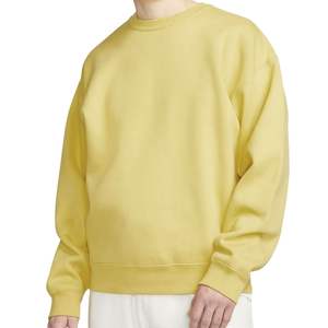 Pull à épaules tombantes Style Coton Polyester Coupe ample Streetwear Uni Logo personnalisé Hommes Sweatshirts - Product Image 1