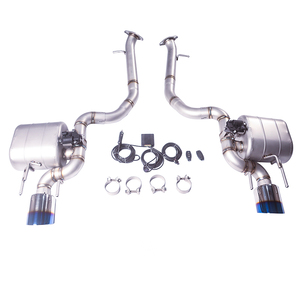 Entièrement adapté pour <span class=keywords><strong>Lexus</strong></span> IS350 3.5L 304 système de tuyau d'échappement d'extrémité en acier inoxydable avec silencieux de soupape - Product Image 1