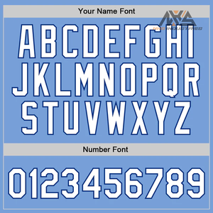 Azul claro y blanco-Camiseta de baloncesto personalizada para ropa informal y deportiva-Diseña tu propia camiseta - Product Image 5