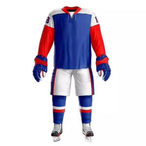 Equipo de Entrenamiento de Hockey sobre Hielo Unisex Personalizado de Alta Calidad con Logotipo Propio Impreso, Diseño con Nombre de Equipo OEM, 100% Poliéster, Gran Venta - Product Image 3