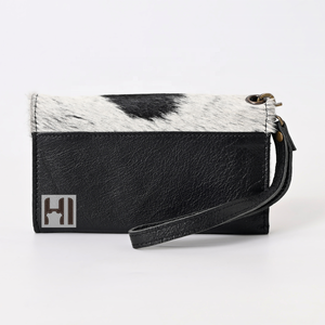 Portefeuille en cuir de vachette bohème pour femmes, avec protection RFID, style western, pochette - Product Image 4