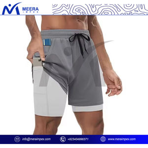 กางเกงขาสั้นผู้ชายแห้งเร็วระบายอากาศได้ดีน้ำหนักเบากางเกงขาสั้นชุดกีฬาฤดูร้อนสำหรับวิ่งยิมออกกำลังกายชายหาดและการเดินทาง - Product Image 4