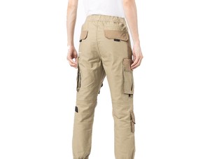 กางเกงคาร์โก้สำหรับผู้ชายแบบเย็บติดเองได้กางเกงคาร์โก้ใส่สบายกันรอยขาดโลโก้/สีระบายอากาศได้ดี - Product Image 4