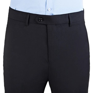 2025 Men's High Quality Slim Fit Corduroy Breathable Dress Pants Pure Color Business Suit <b>Elastic</b> <b>Waist</b> Office <b>Trousers</b> Plus - Product Image 5