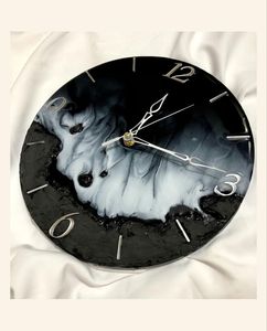 RELOJ DE PARED DE RESINA BOOST CON Reloj de pared de diseño artístico hecho a mano único Arte de resina de La India - Product Image 4