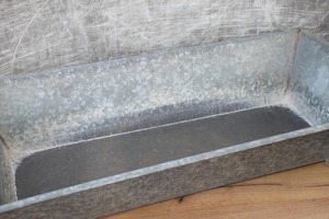 ที่ปลูกต้นไม้โลหะชุบสังกะสีแบบดั้งเดิมกระถางต้นไม้สำหรับตกแต่งสวนแบบโบราณ - Product Image 2