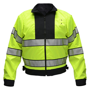 Chaleco de Alta Visibilidad de Poliéster, Clase 2, Chaqueta de Seguridad Industrial para Trabajadores de Minería y Electricidad, Impermeable, con Logotipo Personalizable - Product Image 1