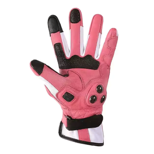 Hot Selling Custom Men's Cowhide Leather Motorbike Gloves Premium Quality Winter Waterproof Breathable Motorcycle Racing Gloves - Product Image 3