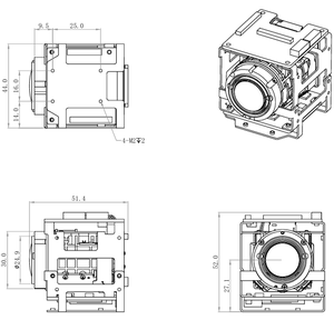 UV-ZNH8110 <span class=keywords><strong>4k</strong></span> 10x kích thước nhỏ máy ảnh HDMI SD thẻ thông minh phát hiện mô-đun máy ảnh quang học - Product Image 6