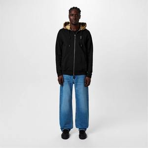 Sudaderas con Capucha de Gimnasio para Hombre, Última Moda, Alta Calidad, 100% Algodón, Corte Ajustado, Cierre de Cremallera, Bordadas, Colores Sólidos para Invierno - Product Image 3