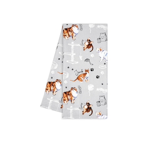 Excellent Quality Latest Design Custom Logo Embroidered 100% Pure Cotton Kitchen Towels at Low Price - Product Image 3