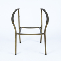 Chaises de salle à manger modernes en bois courbé avec structure en fer et pieds métalliques, empilables, pour la maison, le bureau, l'école, la salle de bain, le parc et l'appartement