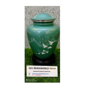 Large Size Cremation Memorial Metal <b>Urns</b> Burial Container Funeral Supplies-Quality Metal <b>Urns</b> Burial <b>Urns</b> Pot <b>Jar</b> - Product Image 1