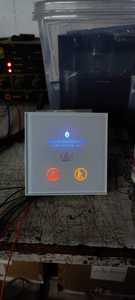 Panel de pasillo de habitación de hotel Panel de vidrio multifuncional DND MMR BELL Switches NFC Network 12V Max. Sin interruptor de número de habitación - Product Image 4