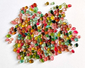 Tourmaline naturelle pierres précieuses faites à la main coupe lisse fabrication de bijoux et accessoires composants pierre en vrac - Product Image 6