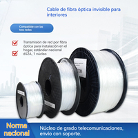 Kabel Patch Fiber Optik Transparan Ultra Tipis FTTH, ONU OLT Hua Wei ZT E VSOl Single Mode G657A1 LSZH untuk FTTH