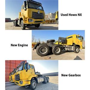Camion tracteur Hohan d'occasion 6x4 Diesel Automatique 450 CV Conduite à gauche Euro 5 avec caméra arrière Type tête de camion et tête de tracteur - Product Image 3