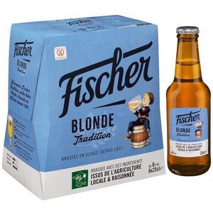Auténtica cerveza rubia Fischer-Cerveza rubia francesa Premium Lager-Grado de exportación - Product Image 1