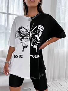 Camisetas de manga corta para mujer, ropa informal con logotipo personalizado y talla, el mejor estilo, superventas - Product Image 3