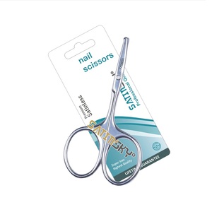 Ciseaux à sourcils pour femmes, mini ciseaux professionnels en acier inoxydable, manche en céramique, qualité supérieure, vente chaude - Product Image 2