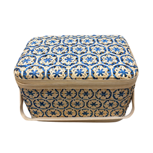 Cestas de bambú bellamente hechas a mano para almacenamiento ecológico y decoración del hogar - Product Image 1