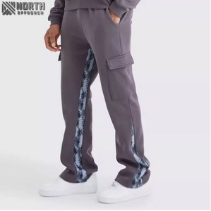 Meilleure quantité en gros hiver à capuche uni hommes plaine teint respirant 100% coton sur mesure solide survêtement bas prix - Product Image 6