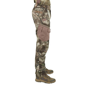 Pantalon de travail en polaire imperméable camouflage Real Tree personnalisé, pantalon de chasse camouflage - Product Image 2