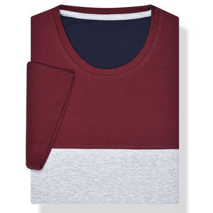 Nueva Camiseta de algodón de verano a la moda para hombre, estilo informal de punto 100% con estampado de logotipo personalizado de Color sólido y letras - Product Image 4