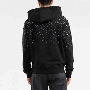 Direct Supply New Arrival Outdoor Wear Casual <b>Rhinestone</b> <b>Hoodies</b> Quick Dry Men Custom Color Cotton Blended <b>Rhinestone</b> <b>Hoodies</b> - Product Image 5