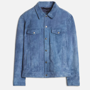 Chaqueta Trucker Moderna de Corte Ajustado para Hombre, 100% Prenda Exterior, Estilo Casual Diario, Alta Calidad, Bolsillos Delanteros - Product Image 1