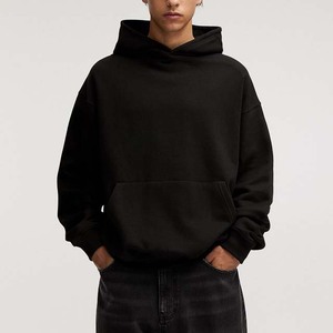 Sudadera de talla grande para hombre, Sudadera con capucha, jersey de lana de peso pesado, sudaderas con cordón, sudaderas con capucha en blanco de algodón de gran tamaño, informal de invierno - Product Image 5