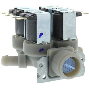 Válvula de Entrada de Agua Eléctrica de Plástico 5220FR2008CCM, Repuesto de Válvula de Agua para Lavadora, Número de Pieza 5220FR2008C - Product Image 1