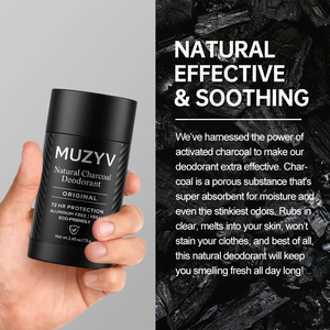 <span class=keywords><strong>Desodorante</strong></span> en barra antitranspirante de carbón de bambú Natural personalizado para hombres, carbón activado Natural puro a base de hierbas, elimina olores suaves - Product Image 3