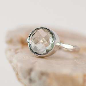 แหวนพลอยอเมทิสต์ตัดสีเขียวแข็ง925เงินสเตอร์ลิงดีไซน์แฟนซีของขวัญสำหรับผู้หญิงเครื่องประดับชั้นดีส่งตรงจากโรงงาน - Product Image 3