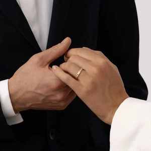 Beautiful Love Couple Stacking <b>Ring</b> 925Sterling Silver <b>Men</b> & Women Gift <b>Ring</b> Statement <b>Ring</b> Jewelry Direct Factory Price CZ <b>Ring</b> - Product Image 5