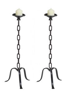 Bougeoir en béton antique noir fantaisie fait à la main Article cadeau de Pâques unique pour la décoration intérieure avec pot à bougie en béton - Product Image 6