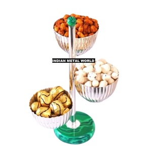 Attractive Home Decorative <b>Chocolate</b> Serving Bowl Great Quality Metal Bowl With Handle For <b>Weddings</b> <b>Chocolate</b> Sweet Holder - Product Image 3