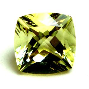 Loose 100% Natural <b>Lemon</b> Quartz <b>Cushion</b> Shape Faceted Cutting Precious Healing Birthstone Gemstones at Lowest Wholesale Prices - Product Image 2